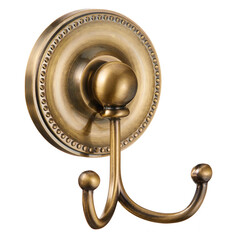 Крючки и планки для ванной комнаты крючок двойной FORA Real настенный бронза