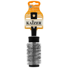 Щетки массажные щетка массажная KAIZER 24см термическая круглая диаметр 4,7см металл, пластик