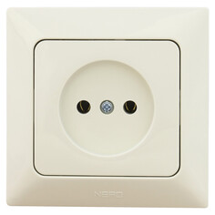 Розетки встраиваемые розетка 1 пост NE-AD Aras б/з 16А 250В крем