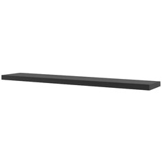 Полки полка Long 120 1200x38x200мм черный тамбурат Riddle