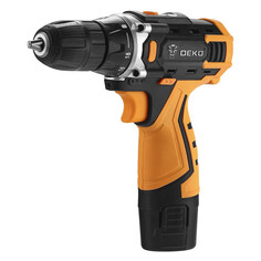 Дрели-шуруповерты аккумуляторные дрель-шуруповерт DEKO Banger 12V SET 3, 2х1,5Ач з/у ДЕКО