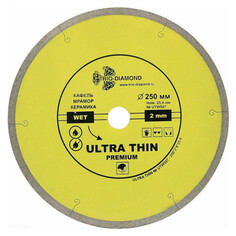 Диски отрезные алмазные диск алмазный TRIO-DIAMOND Ultra Thin Premium 250х2,0х25,4мм сплошной