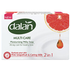 Мыло кусковое мыло DALAN Multi Care Грейпфрут и Молоко 150г