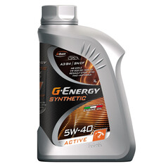 Масла для четырехтактных двигателей синтетические масло моторное G-ENERGY Synthetic Active 5W-40 1л