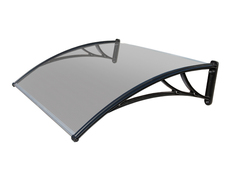 Козырьки для входных дверей козырек для входной двери UGO LOKS 120x100x28см прозрачный поликарбонат