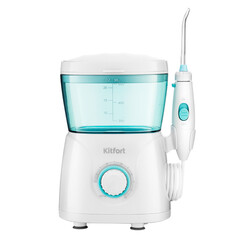 Ирригаторы ирригатор KITFORT KT-2903 600мл 8 насадок белый/голубой