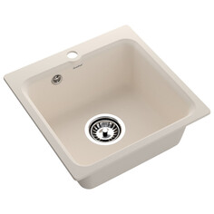 Мойки из искусственного камня мойка GRANFEST SMART 430 432х432х160мм белая