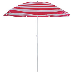 Зонты от солнца зонт от солнца ECOS d175см h2,05м красный с полосами
