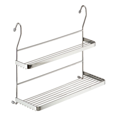 Рейлинговые системы полка, 2-х ярусная MIX LEMAX, 340х310х155 мм, хром