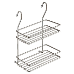 Рейлинговые системы полка, 2-х ярусная малая LEMAX, 285х210х140 мм, хром