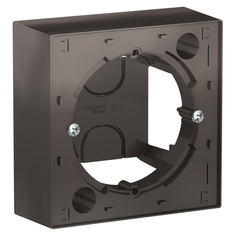 Коробки монтажные подъемные коробка подъемная 1 пост Atlas Design мокко Schneider Electric