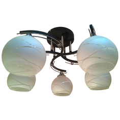 Люстры потолочные люстра потолочная Jupiter Lighting Osaka 5x60Вт E27 хром