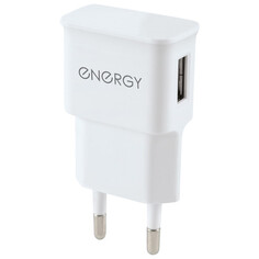 Зарядные устройства устройство зарядное ENERGY ET-09 1хUSB 1A белый