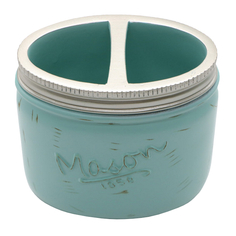 Стаканы для ванной стакан для зубных щеток VITARTA Mason полирезин бирюзовый