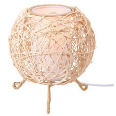 Лампы настольные лампа настольная VITALUCE Beige 1x60Вт E27 ротанг бежевый