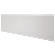 Плинтусы на основе ПВХ плинтус ПВХ SALAG Lima 2500х72х22мм Белый текстурированный 00