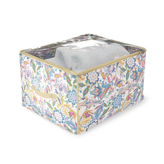 Коробки, кофры, чехлы для одеял и белья чехол для хранения HAUSMANN Paisley 60х50x35см ПЭТ бежевый