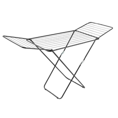 Сушилки напольные сушилка для белья METALTEX Vulcano 18м 106х55х100см напольная сталь с полимерным покрытием черная