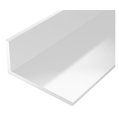 Профили угловые уголок ПВХ белый 20x10x1,5х2000мм GAH Alberts