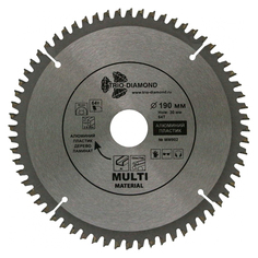Полотна для дисковых пил диск пильный TRIO-DIAMOND MultiMaterial универсальный 190х20/30мм 64 зуба