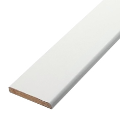 Комплектующие для межкомнатных дверей наличник Современные Двери белый плоский 70мм