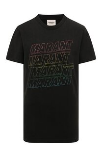 Хлопковая футболка Isabel Marant Etoile