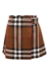 Шерстяная юбка Burberry