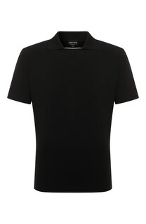 Поло из вискозы Giorgio Armani