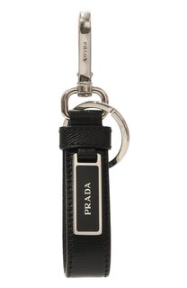 Кожаный брелок Prada