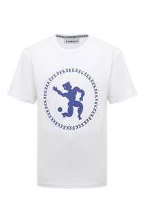 Хлопковая футболка Dirk Bikkembergs