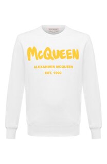 Хлопковый свитшот Alexander McQueen