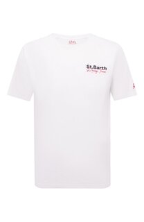 Хлопковая футболка MC2 Saint Barth