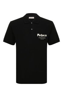 Хлопковое поло Alexander McQueen