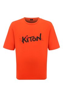 Хлопковая футболка Kiton