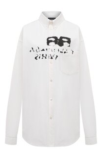 Хлопковая рубашка Balenciaga