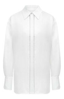 Рубашка из вискозы и льна BOSS