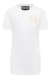Хлопковая футболка Versace Jeans Couture
