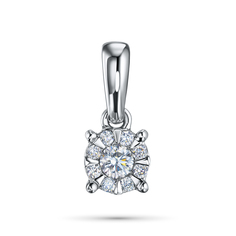 Подвеска из серебра э0612пд10153800_white ЭПЛ Даймонд