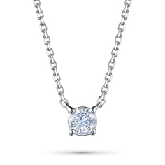 Колье из серебра э0612кл05163100_white ЭПЛ Даймонд