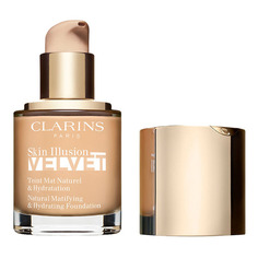 Skin Illusion Velvet Увлажняющий тональный крем с матовым покрытием Clarins