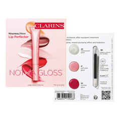 CLARINS Карта с сэмплом Блеск для губ Lip Perfector тона 20, 21, 24 3х0,2мл