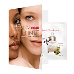 CLARINS Карта с сэмплом Тональная сыворотка на основе масел Tinted Oleo-Serum тон 02 1мл