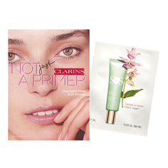 CLARINS Карта с сэмплом База под макияж, корректирующая покраснения SOS Primer 1мл
