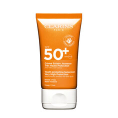 Creme Solaire Jeunesse Солнцезащитный крем для лица против морщин SPF 50+ Clarins
