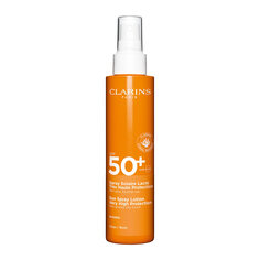Spray Solaire Lacte Солнцезащитное молочко-спрей для тела SPF 50+ Clarins