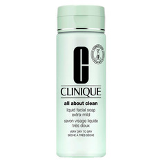 All About Clean Сверхмягкое жидкое мыло для лица для сухой и очень сухой кожи Clinique