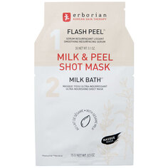 ERBORIAN MILK &amp; PEEL Маска Тканевая Кунжутное Молоко 15 г ПОДАРОК