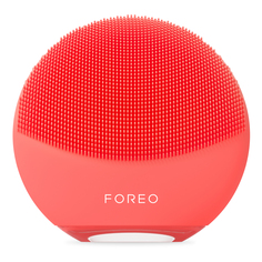 LUNA 4 MINI CORAL Двухсторонняя щетка для очищения лица Foreo