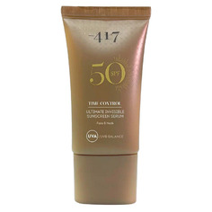 ULTIMATE INVISIBLE SUNSCREEN SERUM Сыворотка антивозрастная солнцезащитная для лица и шеи с пептидами и гиалуроновой кислотой SPF50 Minus 417