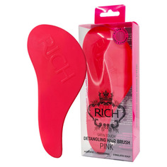 Satin Touch Detangling Brush Hot Pink Щетка для волос розовая Rich